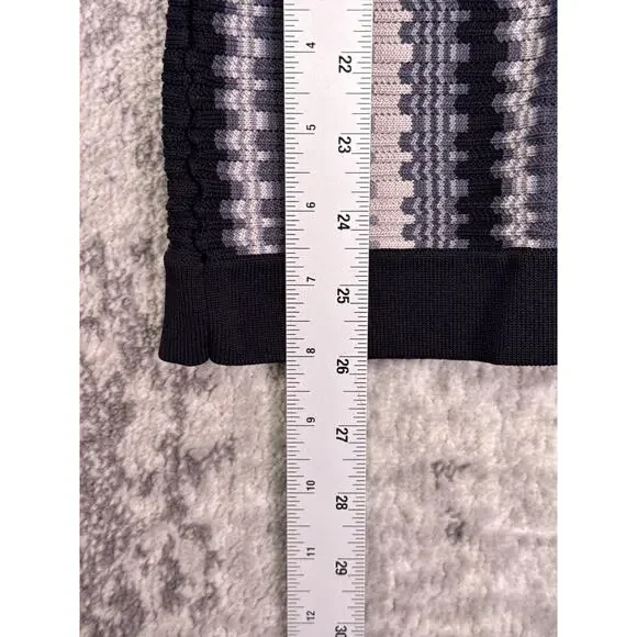 REISS Knit Shirt Small Mens Gibbon Chevron Cuban Camp Collar Resort Button Down - Picture 6 of 9